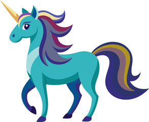 vector illustration of a horse