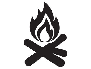 CAMPFIRE SILHOUETTE