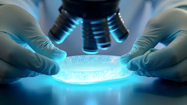 Testing the Elasticity of a Translucent Nanomaterial