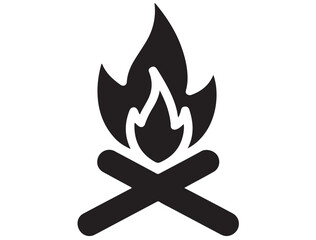 CAMPFIRE SILHOUETTE