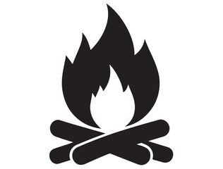 CAMPFIRE SILHOUETTE