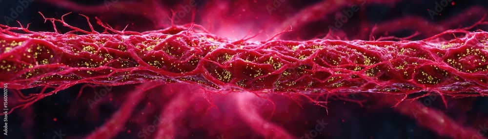 Poster low sodium and inactive lifestyle in plaque buildup concept. abstract technology background with vib
