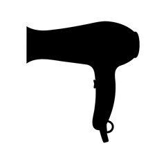 hair dryer icon, hair dryer silhouette vector