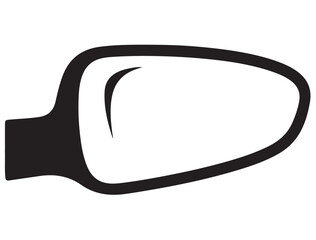 CAR MIRROR SILHOUETTE