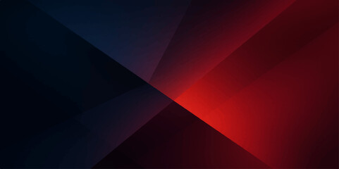 Dark abstract digital backdrop with red and navy-blue gradient forming layered triangular shapes

