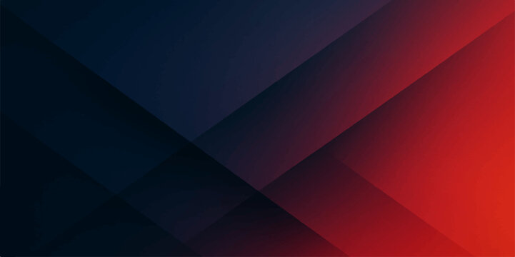 Minimal abstract background with red and navy blue geometric layers and smooth glowing transitions


