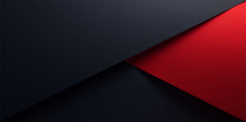 Red leather texture with a blank curled paper corner, ideal for a black and red business template design