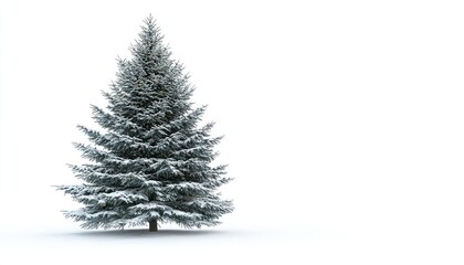 Snowy Christmas tree