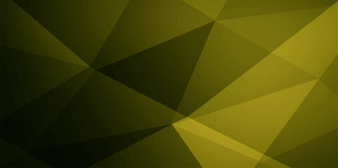 Abstract green geometric background with a modern triangle pattern and creative polygonal design elements