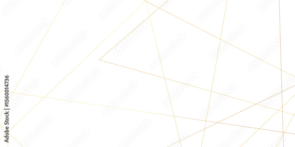 Poster abstract luxury golden geometric square and random lines on transparent background. abstract golden 