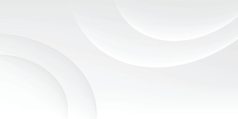 abstract white background with smooth decorative swirl lines flowing