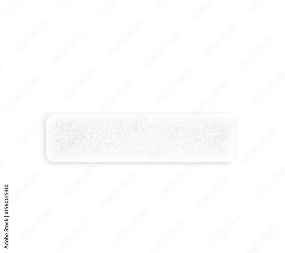 Poster abstract geometric shape square frosted glass on white gradient rectangle isolated on transparent ba