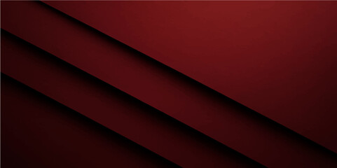 Obraz premium Elegant dark red paper layer abstract background with seamless shadows and angled textures