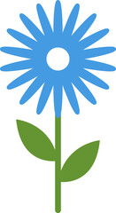 flower icon set vector illustrations