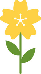 flower icon set vector illustrations
