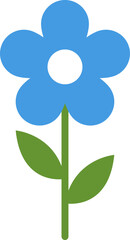 flower icon set vector illustrations