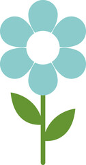 flower icon set vector illustrations