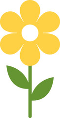 flower icon set vector illustrations