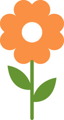flower icon set vector illustrations
