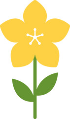 flower icon set vector illustrations