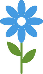 flower icon set vector illustrations
