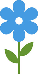 flower icon set vector illustrations