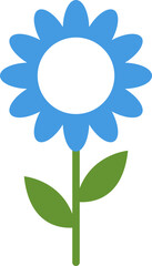 flower icon set vector illustrations