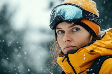 trail running woman athlete prepares for ultra-marathon race in a mountain, Trail running woman athlete gets ready for an ultra-marathon in a mountainous landscape, embodying strength and endurance