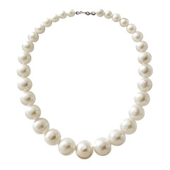 Obraz premium white pearl necklace
