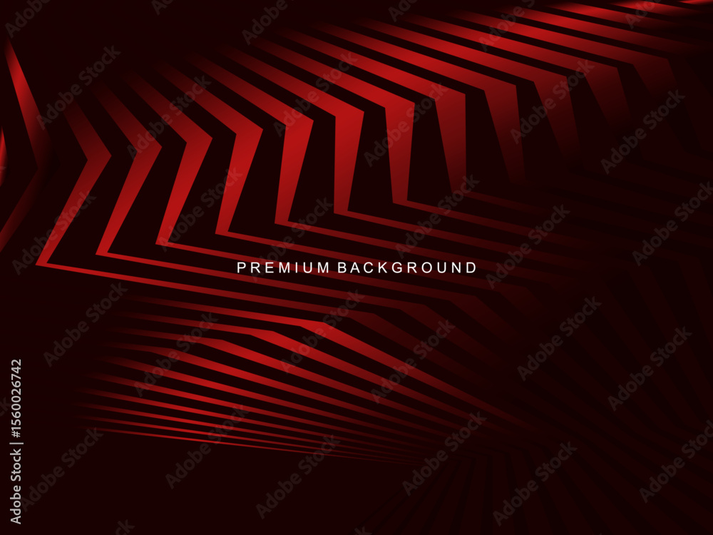 Poster Modern abstract background with gradient red lines that creates a dynamic visual effect and is suitable for a variety of luxury digital designs.