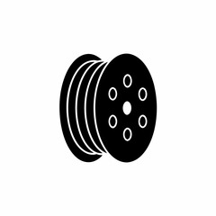 creative details Outline thermal cable spool icon vector illustration