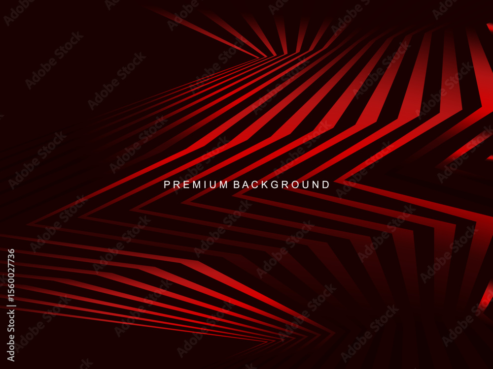 Poster Modern abstract background with gradient red lines that creates a dynamic visual effect and is suitable for a variety of luxury digital designs.