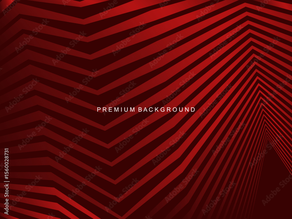 Poster Modern abstract background with gradient red lines that creates a dynamic visual effect and is suitable for a variety of luxury digital designs.
