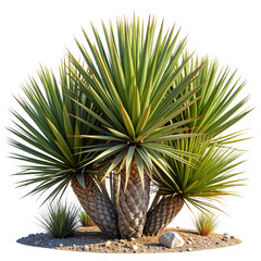 Desert Yucca Shrub for Botanical Illustrations