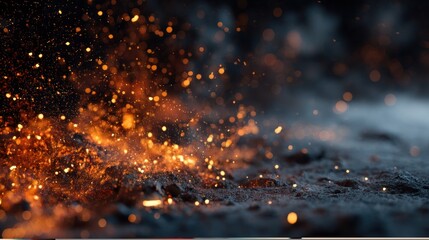 Fiery sparks