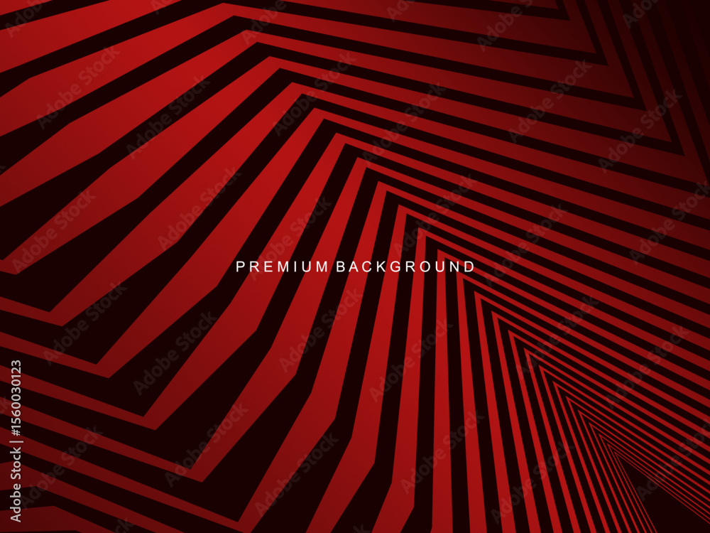 Poster Modern abstract background with gradient red lines that creates a dynamic visual effect and is suitable for a variety of luxury digital designs.
