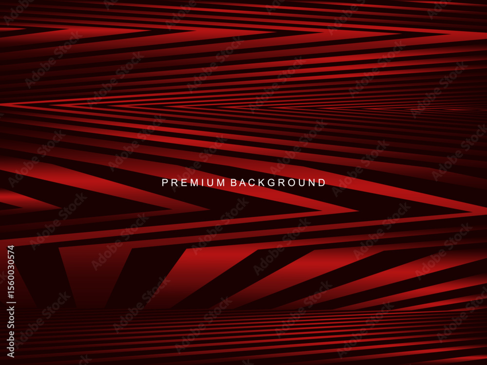 Poster Modern abstract background with gradient red lines that creates a dynamic visual effect and is suitable for a variety of luxury digital designs.