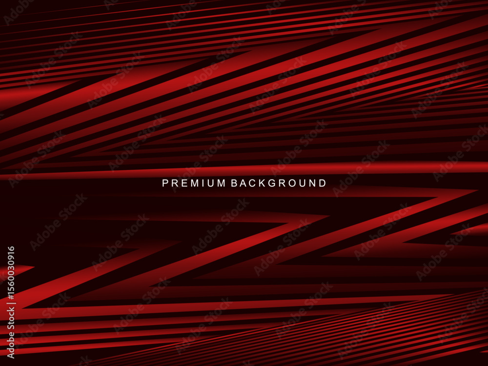 Poster Modern abstract background with gradient red lines that creates a dynamic visual effect and is suitable for a variety of luxury digital designs.
