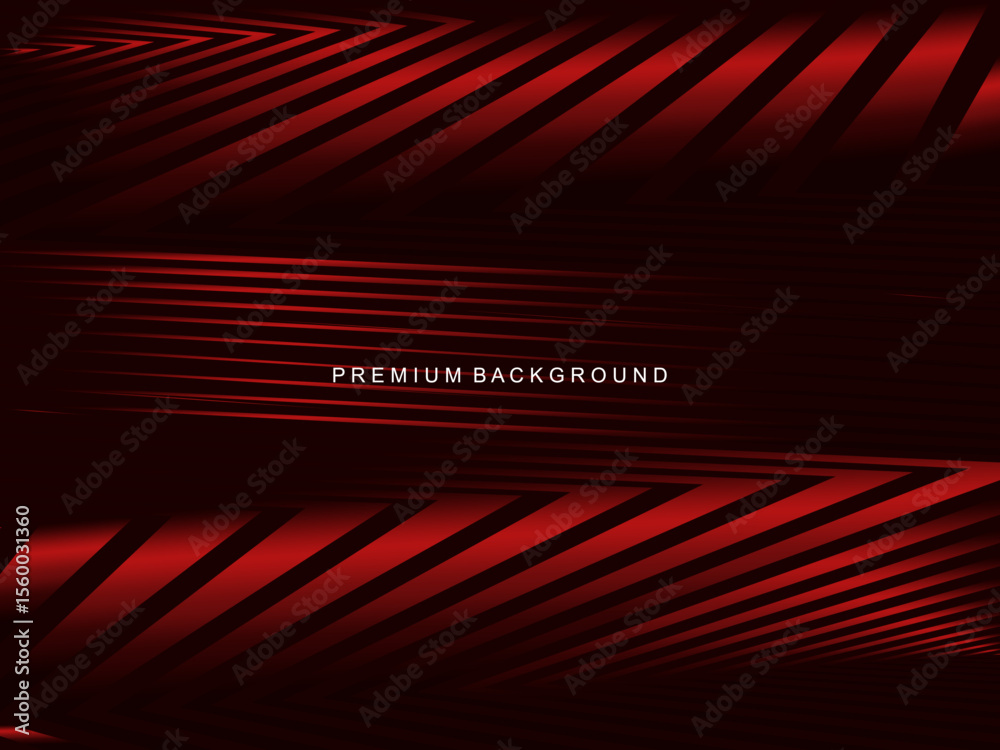 Poster Modern abstract background with gradient red lines that creates a dynamic visual effect and is suitable for a variety of luxury digital designs.