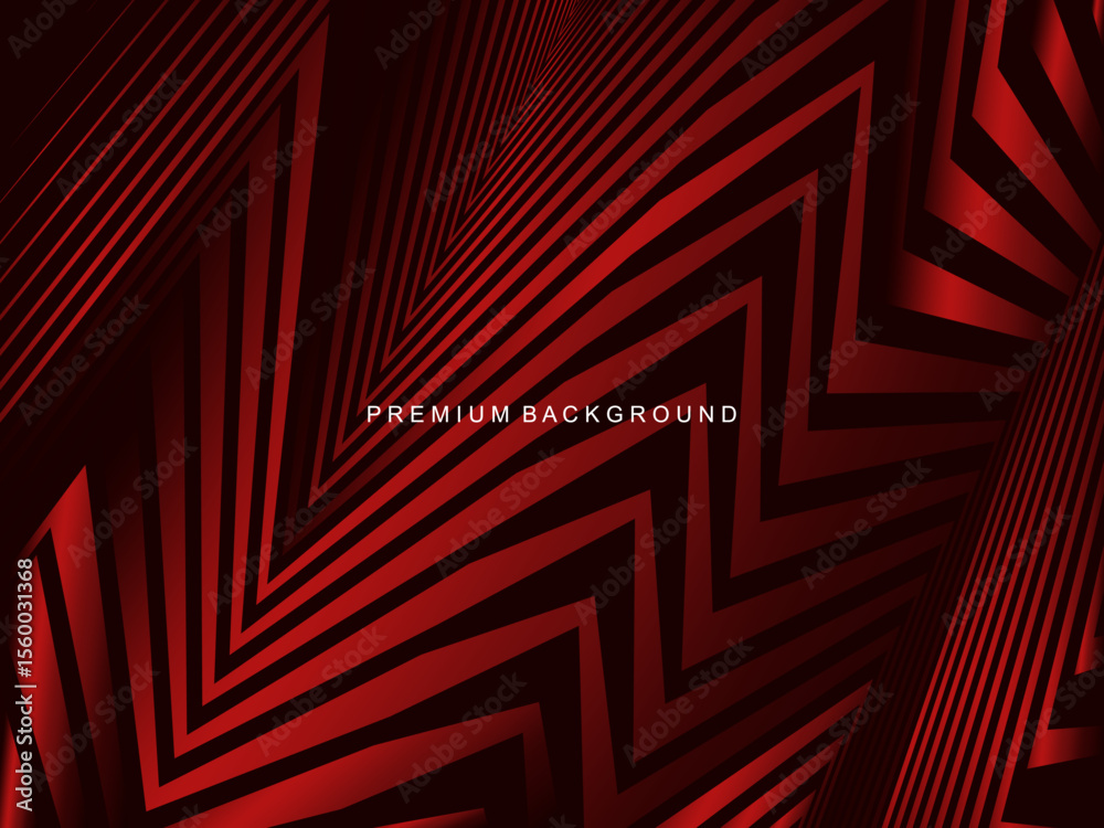 Poster Modern abstract background with gradient red lines that creates a dynamic visual effect and is suitable for a variety of luxury digital designs.