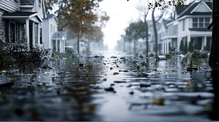 Flooded street