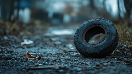 Discarded tire