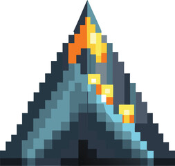 Pixel Art Mountain

