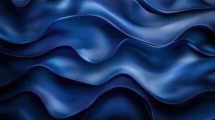 Obraz premium Aerial Light and Dark Blue Fluid Gradient Metal Background