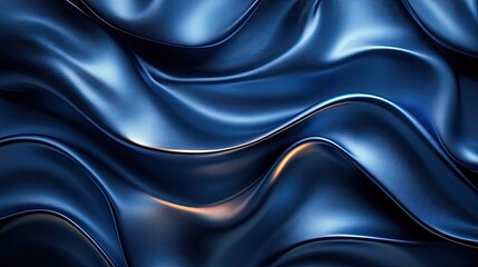 Obraz premium Aerial Light and Dark Blue Fluid Gradient Metal Background