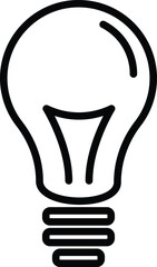 light bulb icon vector file
