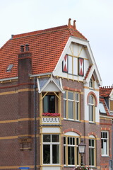 Oude Doelenkade Art Nouveau House Facade in Hoorn, Netherlands