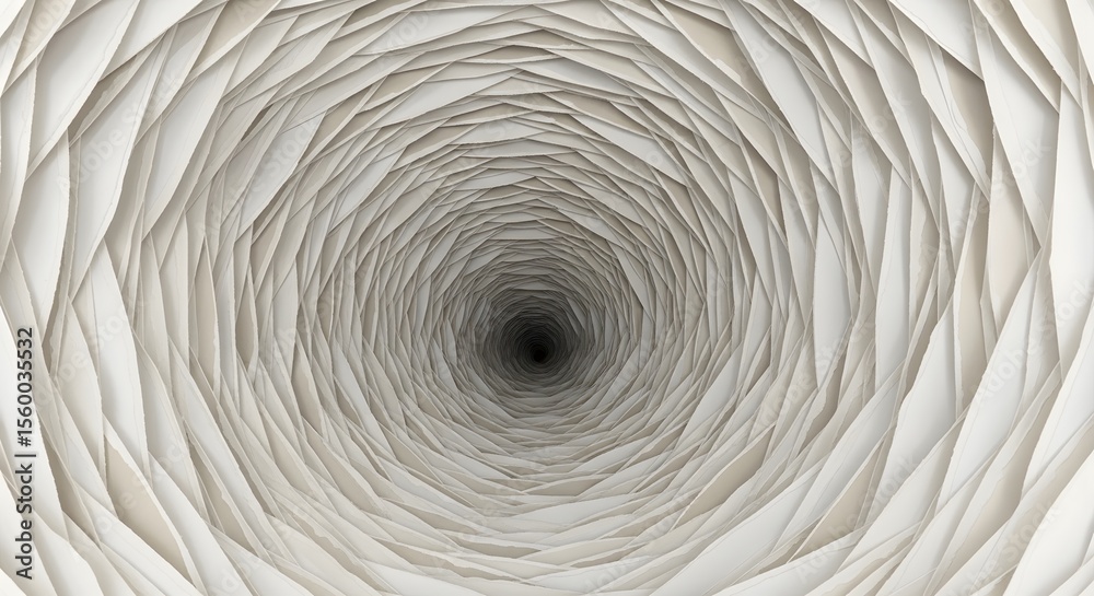 Fototapete abstract white tunnel background texture pattern design wallpaper modern architecture concept art
