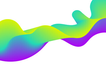 Soft iridescent gradient with abstract wave shapes on a white background featuring blue green and volet tones