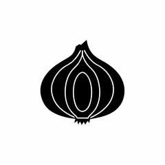 creative details Outline onion icon vector illustration